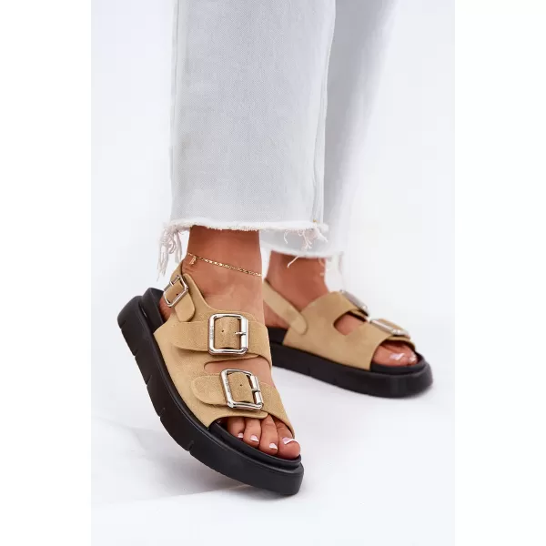  Dámské sandály BIG STAR SHOES RR274665 BEIGE 