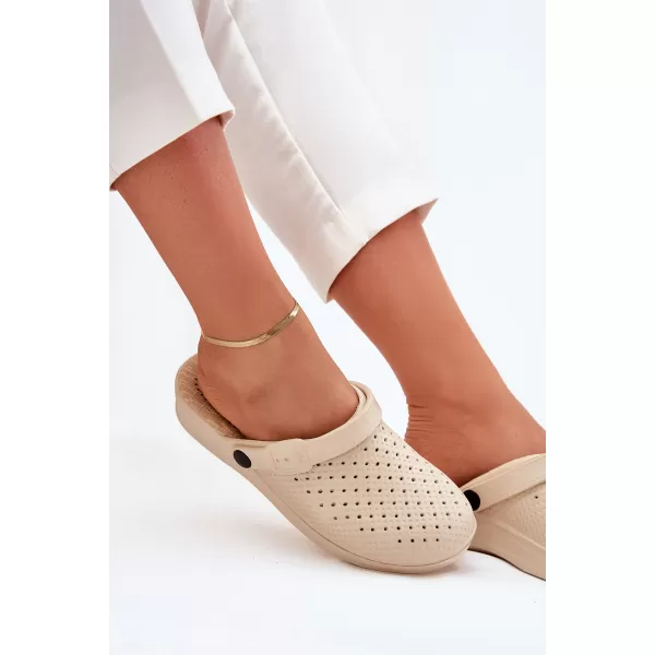  Dámské pantofle BOTO 25SD11-8981 BEIGE 