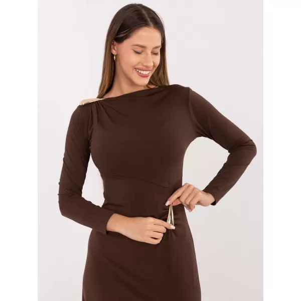  Dámské šaty ITALY MODA IT-SK-21900.00 BROWN 