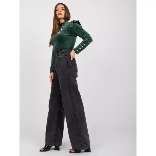  Dámská halenka ITALY MODA DHJ-BZ-6533A.44P DARK GREEN 