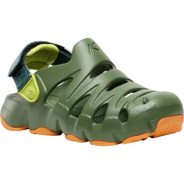  Dětské sandály KEEN HYPERFLT BRONZE GREEN/ORANGE PEEL 