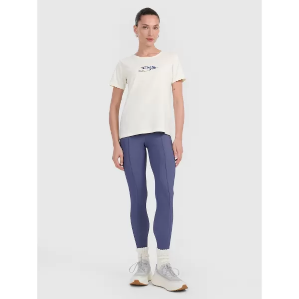  Dámské legíny 4F 4FWAW25TTIGF237 DENIM 