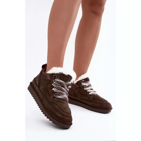  Dámské sněhule VINCEZA 97974 CHOCOLATE 