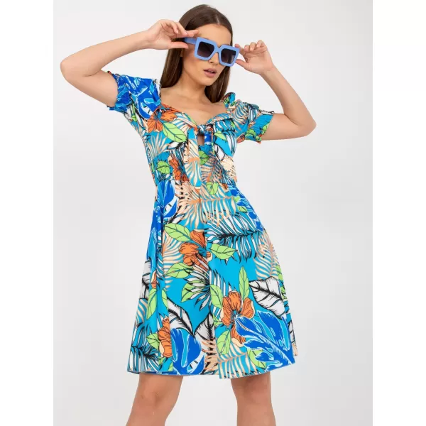  Dámské šaty ITALY MODA DHJ-SK-15836.51 BLUE 
