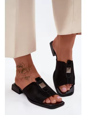 Dámské pantofle D&A JC61-1002 BLACK