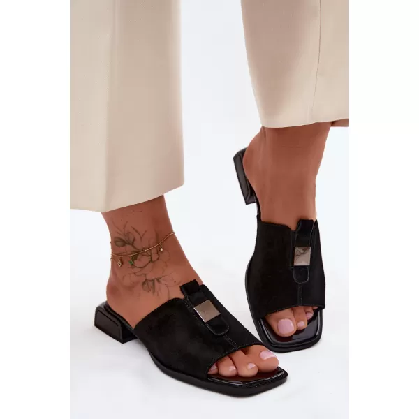  Dámské pantofle D&A JC61-1002 BLACK 