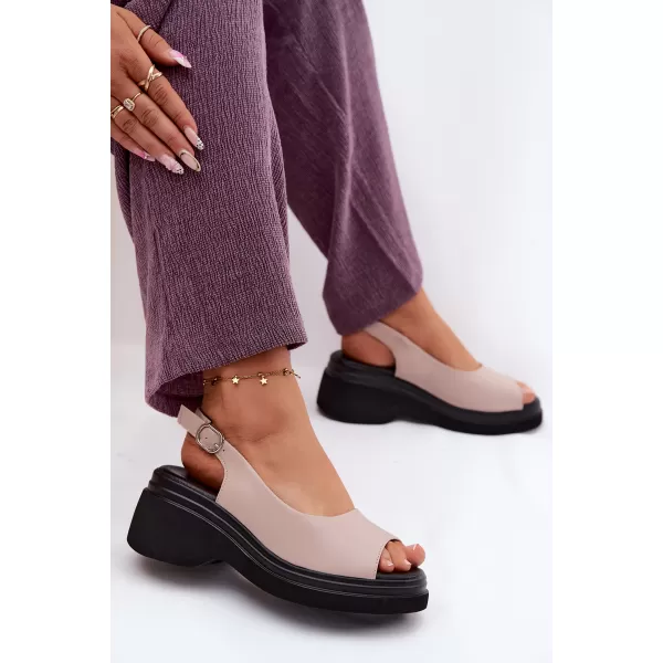  Dámské sandály VINCEZA 66936 BEIGE 