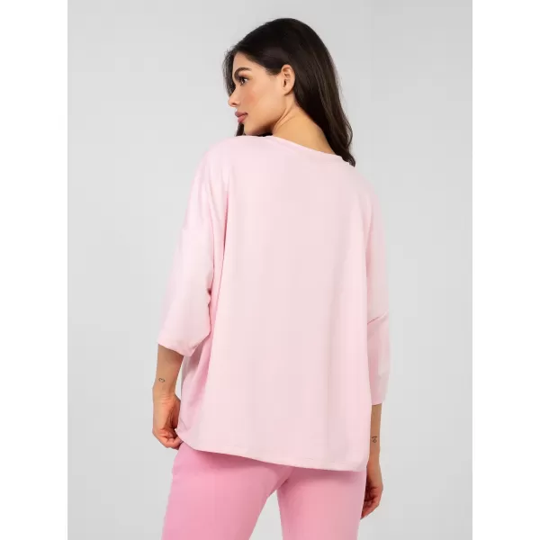  Dámská halenka RUE PARIS RV-BZ-A1188.63 BRIGHT PINK 