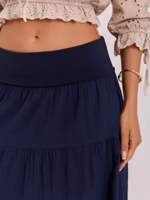 Dámská sukně ITALY MODA IT-SD-FL9357MSL.52 NAVY