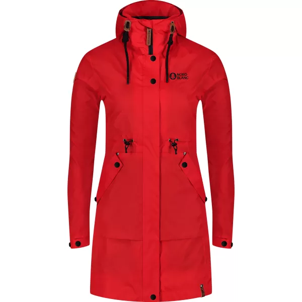  Dámská parka NORDBLANC HINTERLAND NBSJL8319 ČERVENÁ 