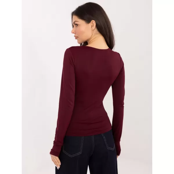  Dámská halenka ITALY MODA IT-BZ-21823.97 BURGUNDY 