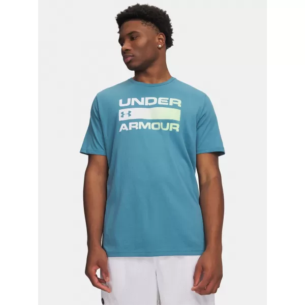  Pánské triko UNDER ARMOUR TEAM ISSUE WORDMARK SS 1329582-466 MODRÁ 