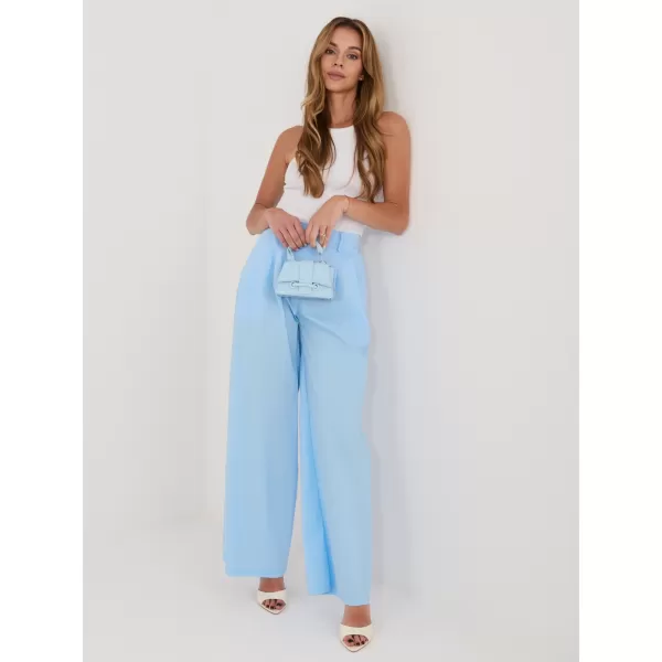  Dámské kalhoty RUE PARIS IT-SP-FL9006.92 LIGHT BLUE 