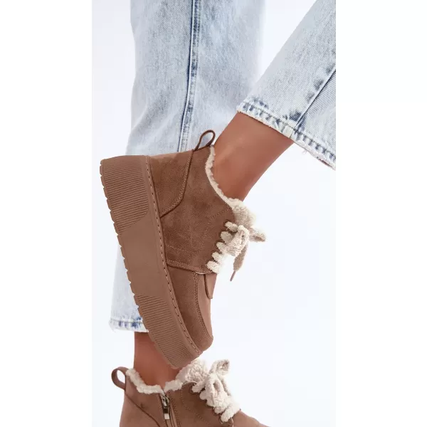  Dámské sněhule BOTO 25816 DARK BEIGE 