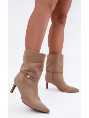 Dámské kotníkové boty BOTO 6519 BEIGE
