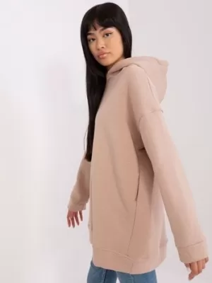Dámská mikina BASIC FEEL GOOD RV-BL-8042.00P DARK BEIGE