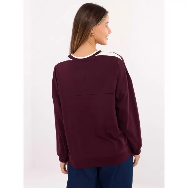  Dámská mikina RELEVANCE RV-BL-A940.60 BURGUNDY 