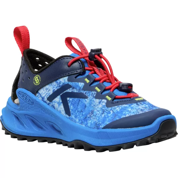  Dětské boty KEEN ZIONIC ADV SANDAL PRECIOUS BLUE/RACING RED 