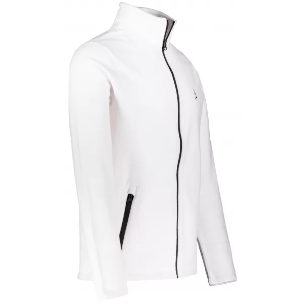  Pánská fleece mikina ALTISPORT ALM002852 BÍLÁ 