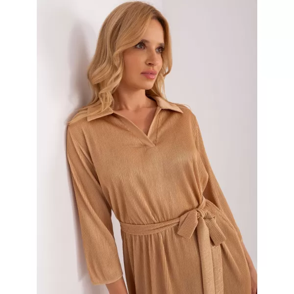  Dámské šaty LAKERTA LK-SK-509348.04 CAMEL 