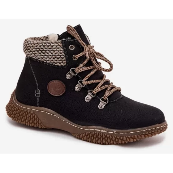  Dámské traperky BOTO 25BT02-9374 BLACK 