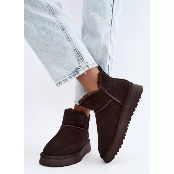  Dámské sněhule VINCEZA 97961 CHOCOLATE 