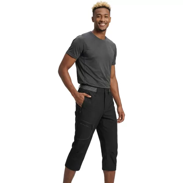  Pánské capri kalhoty ALPINE PRO WEDER 2 BLACK 