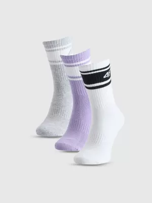 Dětské ponožky 4F 4FWSS26USOCF587 3 PÁRY MULTICOLOUR 3