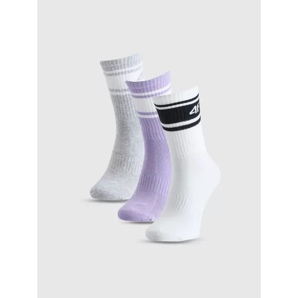  Dětské ponožky 4F 4FWSS26USOCF587 3 PÁRY MULTICOLOUR 3 