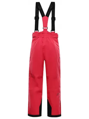 Dětské lyžařské kalhoty ALPINE PRO EDESO 3 RASPBERRY