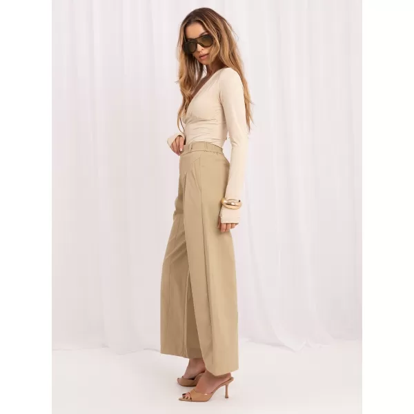  Dámské kalhoty ITALY MODA IR-SP-YV054B.24 BEIGE 