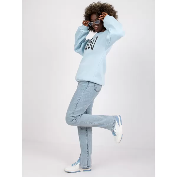  Dámská mikina EX MODA EM-BL-617-C.29X LIGHT BLUE 