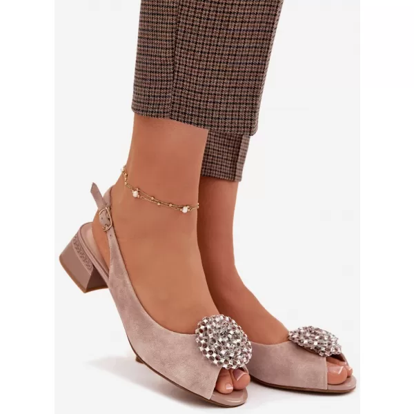 Dámské sandály D&A 41955-19 BEIGE 