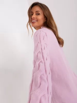 Dámský svetr WOOL FASHION ITALIA AT-SW-2235.00P BRIGHT PURPLE