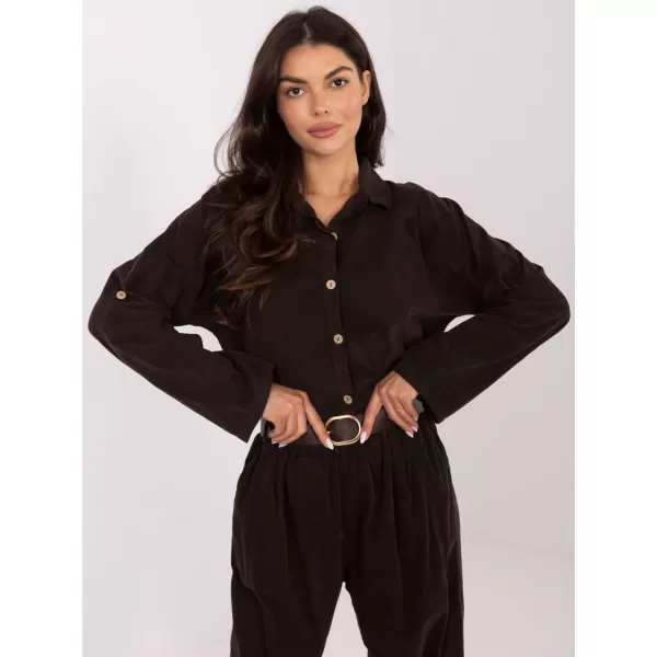  Dámská košile ITALY MODA IT-KS-22390.81 DARK BROWN 