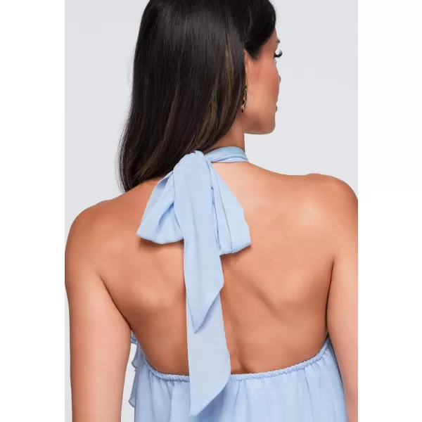  Dámská blůza OMBRE OW-TS-E0077 BLUE 