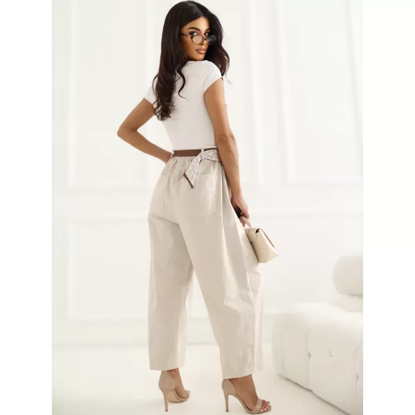  Dámské kalhoty ITALY MODA IT-SP-FL9967SPL.75 BEIGE 
