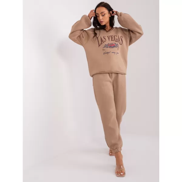  Dámský set EX MODA EM-KMPL-769.19X DARK BEIGE 