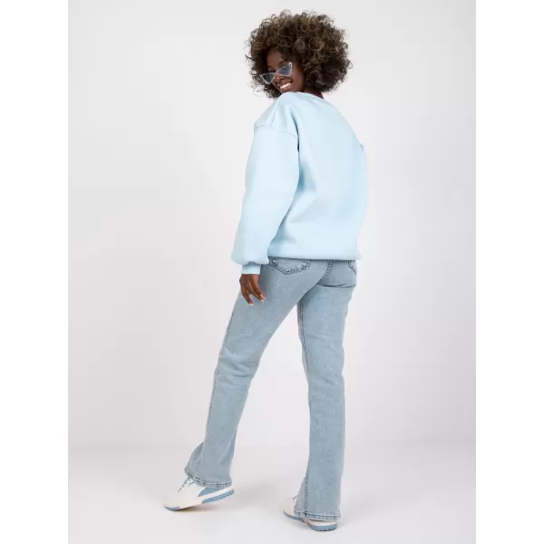  Dámská mikina EX MODA EM-BL-617-C.29X LIGHT BLUE 