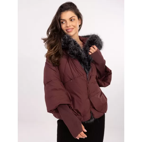  Dámská bunda FACTORY PRICE MBM-KR-26106.35 BURGUNDY 