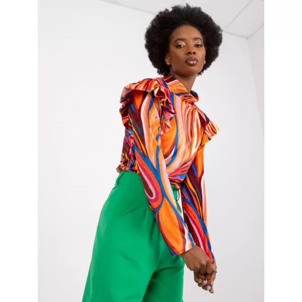  Dámská halenka ITALY MODA DHJ-BZ-6533C.90 ORANGE 