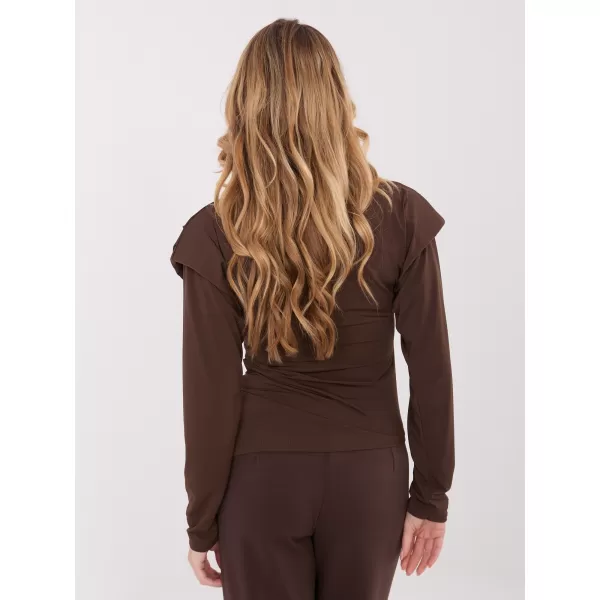  Dámská halenka ITALY MODA IT-BZ-21898.12 BROWN 