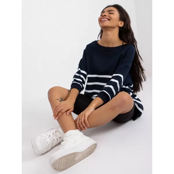  Dámská halenka RUE PARIS RV-BZ-7556.68 NAVY 