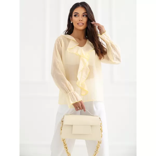  Dámská halenka ITALY MODA IT-BZ-25096.84 BRIGHT YELLOW 