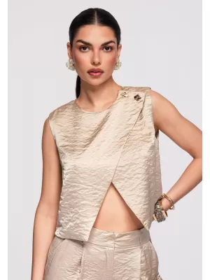 Dámská blůza LARICA OW-TS-E0004 KHAKI