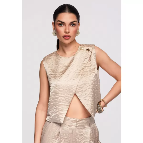  Dámská blůza LARICA OW-TS-E0004 KHAKI 