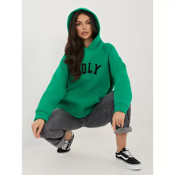  Dámská mikina RUE PARIS RV-BL-A1082.10 DARK GREEN 