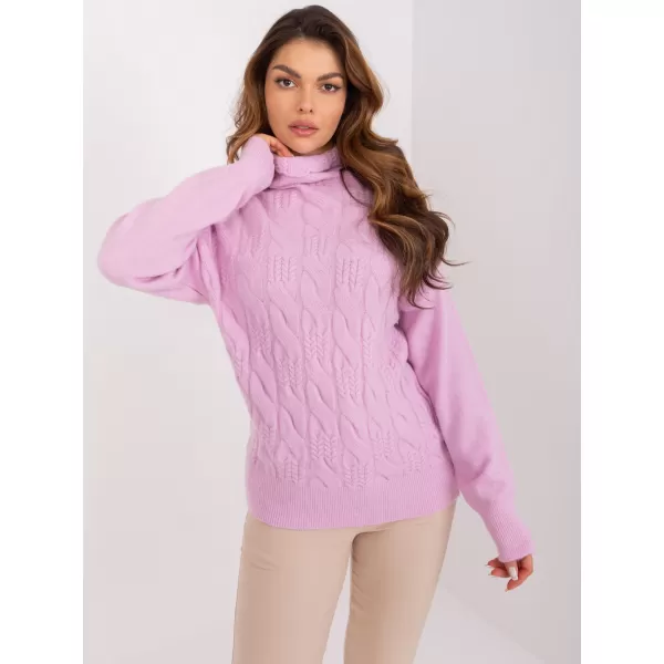  Dámský svetr WOOL FASHION ITALIA AT-SW-23401.97P BRIGHT PURPLE 