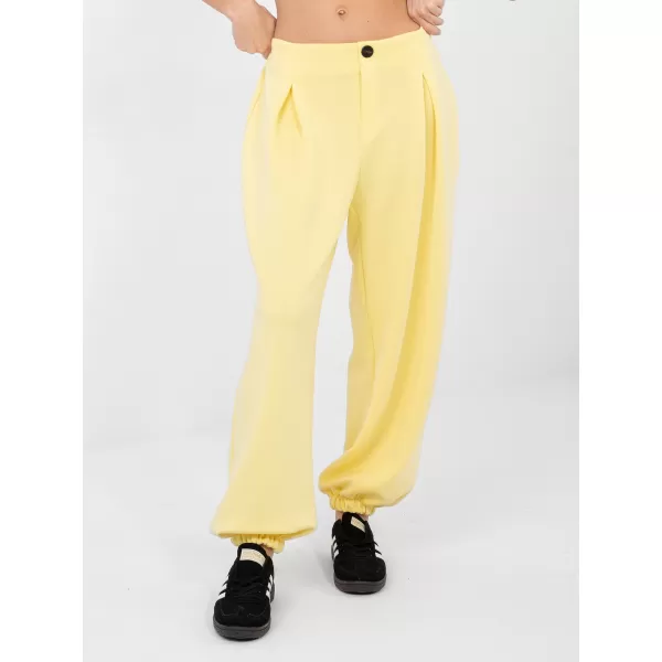  Dámské kalhoty ITALY MODA IT-SP-9995.12P BRIGHT YELLOW 