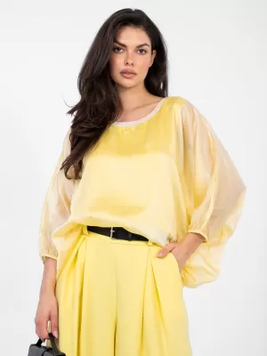Dámská halenka ITALY MODA IT-BZ-18868.81 YELLOW